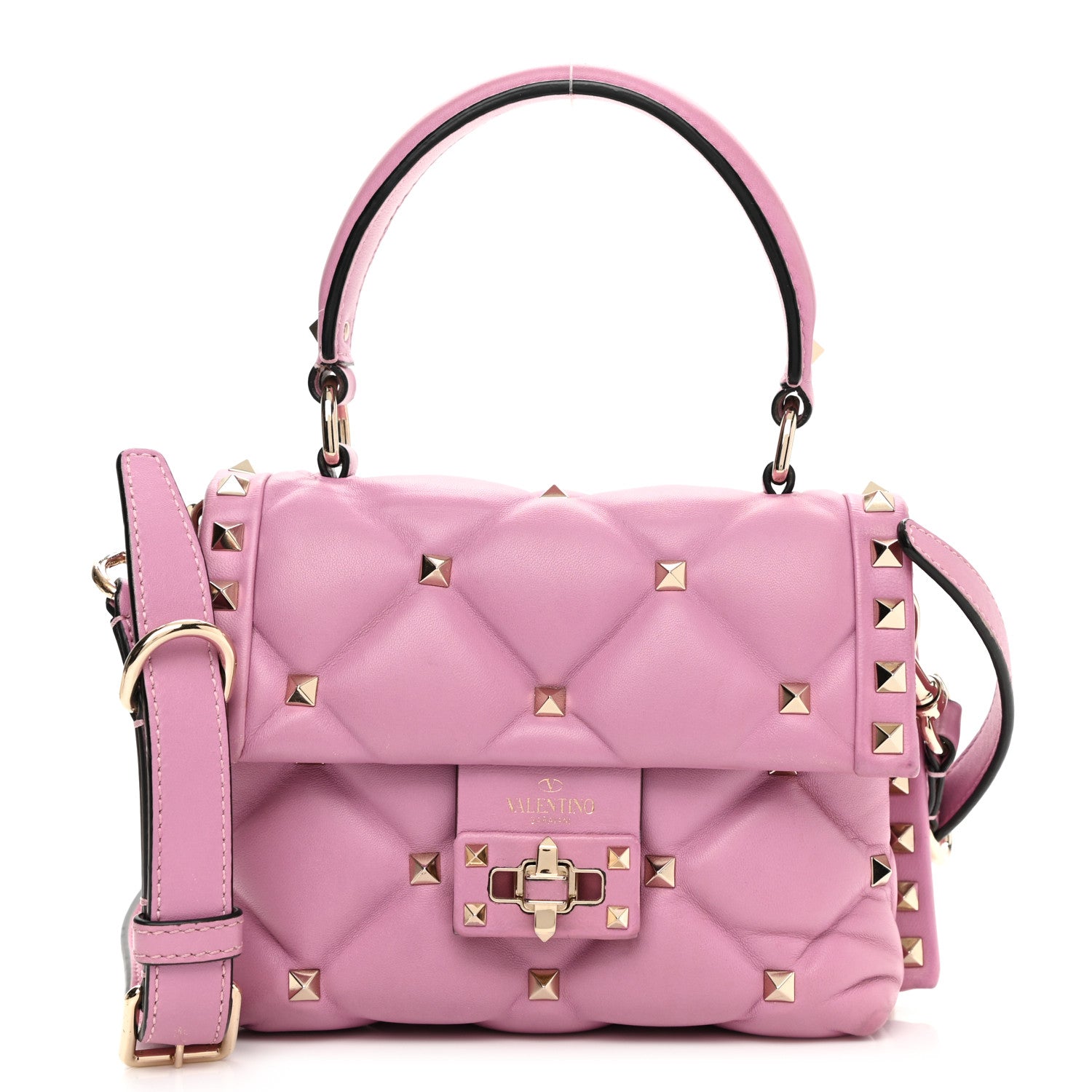 Valentino Garavani Nappa Mini Candystud Top Handle Bag Absolute 1 of 12