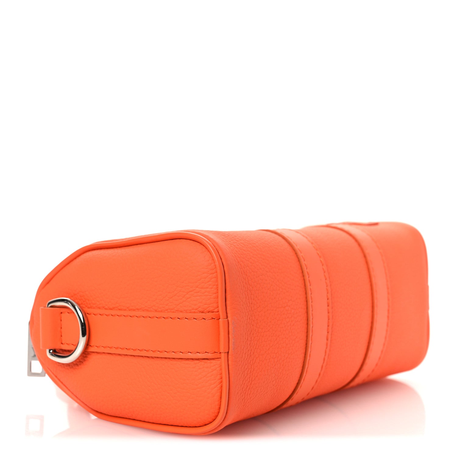 Louis Vuitton Grained Calfskin Aerogram Keepall XS Orange 4 of 10