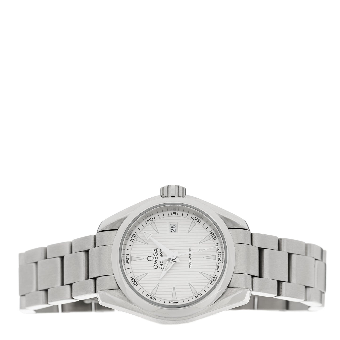 Stainless Steel 30mm Seamaster Aqua Terra Quartz Watch Silver 231.10.30.60.02.001