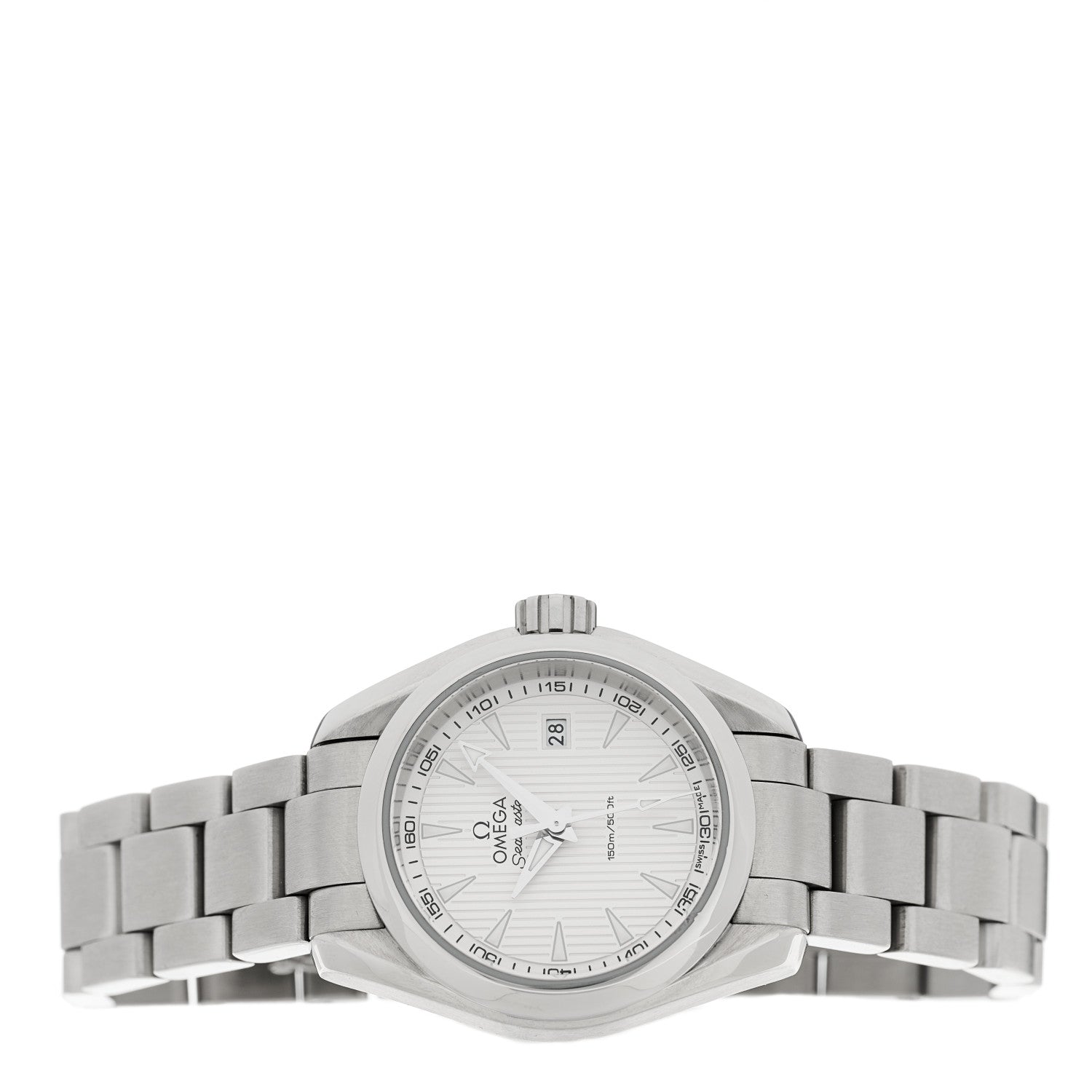 Omega Stainless Steel 30mm Seamaster Aqua Terra Quartz Watch Silver 231.10.30.60.02.001 2 of 4