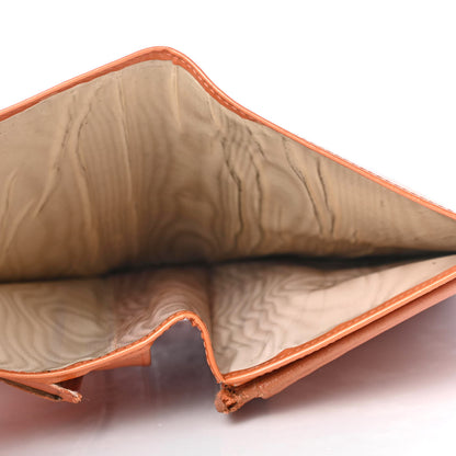 Chanel Patent CC Yen Wallet Orange 13 of 13