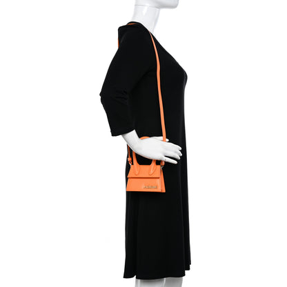 Jacquemus Grained Calfskin Le Chiquito Orange 2 of 9