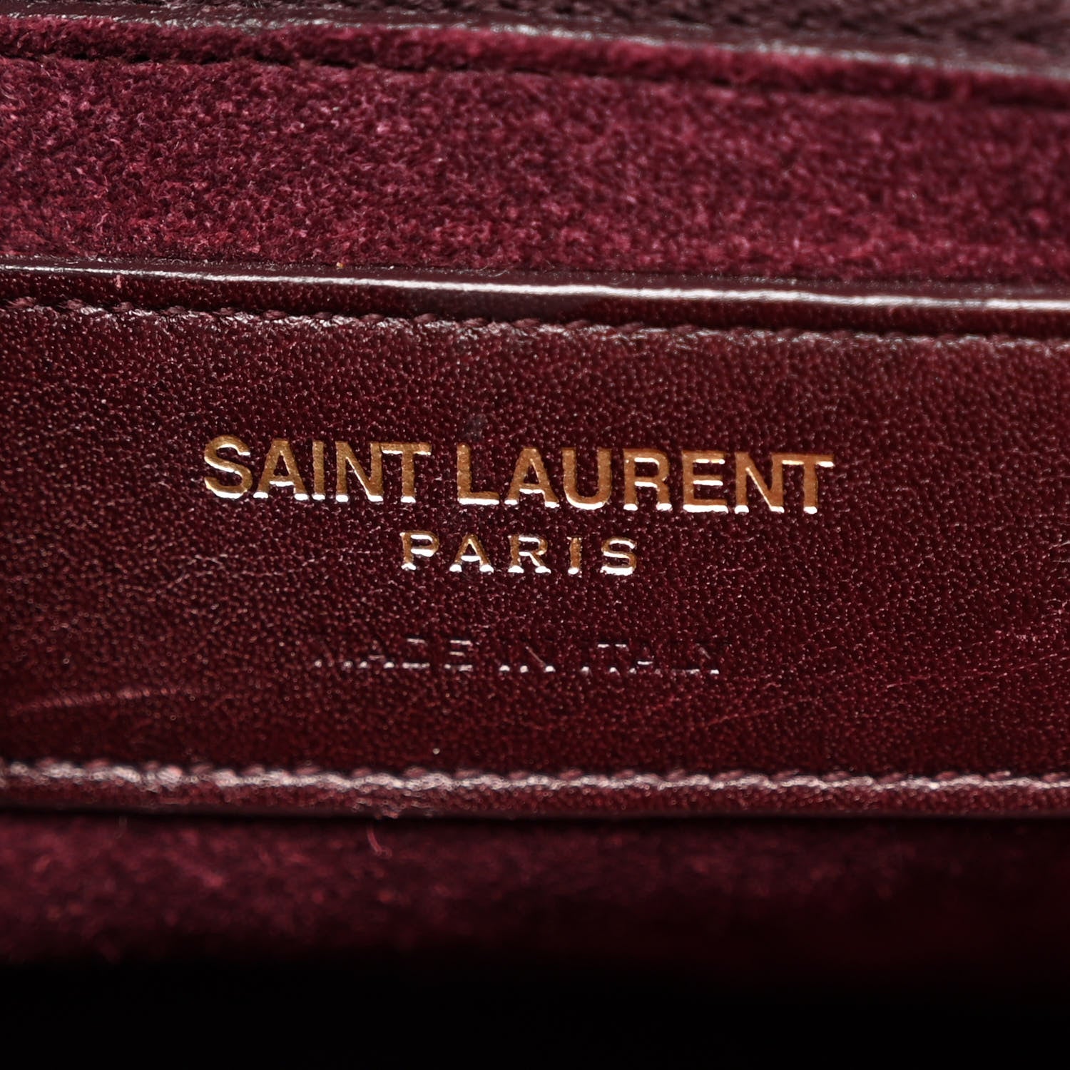 Saint Laurent Calfskin Small Sac De Jour Amarena 6 of 14