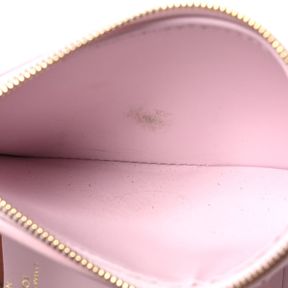 Louis Vuitton LV X TM Lambskin Embroidered Cherry Blossom Capucines Compact Wallet Pink 7 of 11