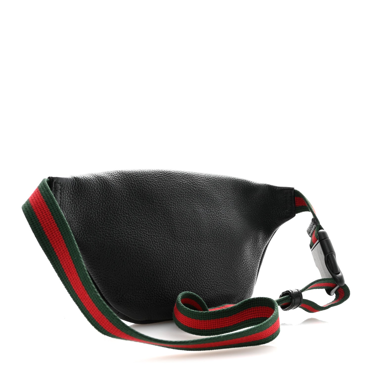 Gucci Grained Calfskin Logo Belt Bag Black 3 of 12