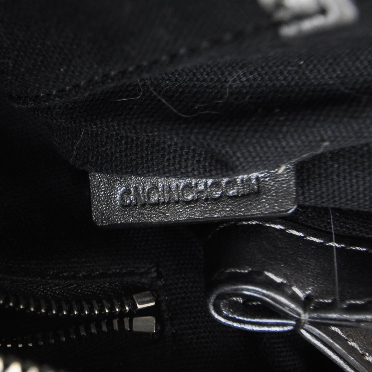 Leather Shimmer Check Tote