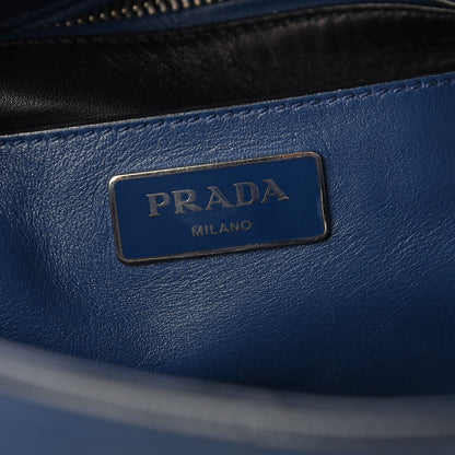Prada Soft Calfskin Bucket Bag Bleuette 6 of 10