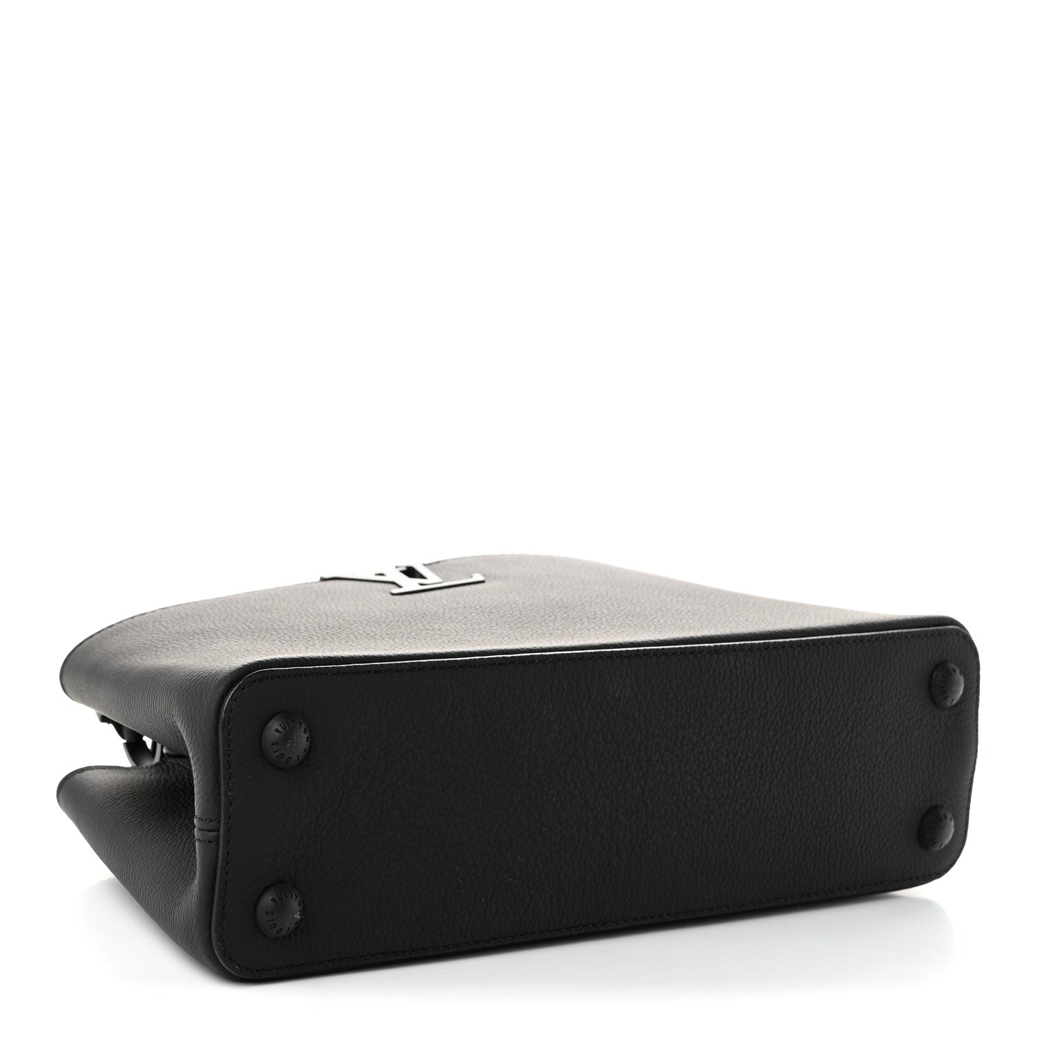 Louis Vuitton Taurillon Capucines East West MM Matte Black 4 of 9