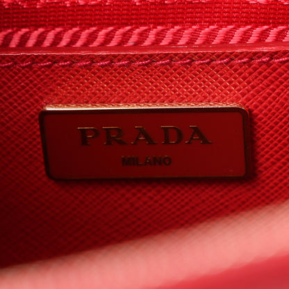 Prada Saffiano Lux Medium Galleria Double Zip Tote Fuoco 6 of 11