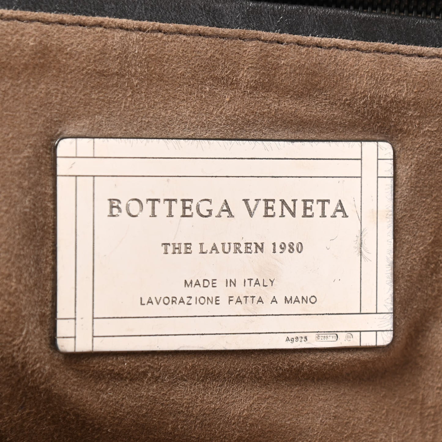 Nappa Intrecciato The Lauren 1980 Clutch Ebano
