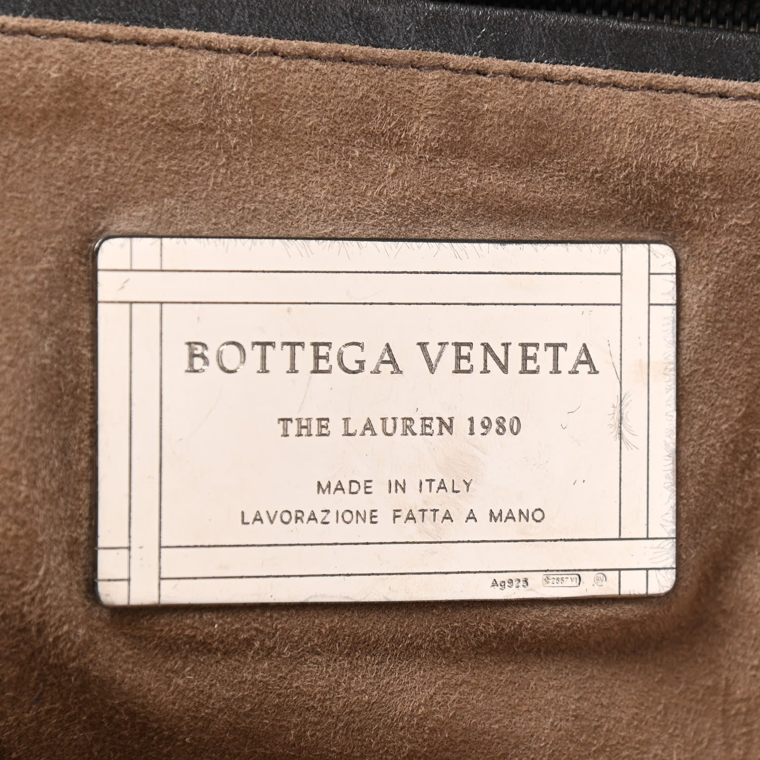Bottega Veneta Nappa Intrecciato The Lauren 1980 Clutch Ebano 6 of 8