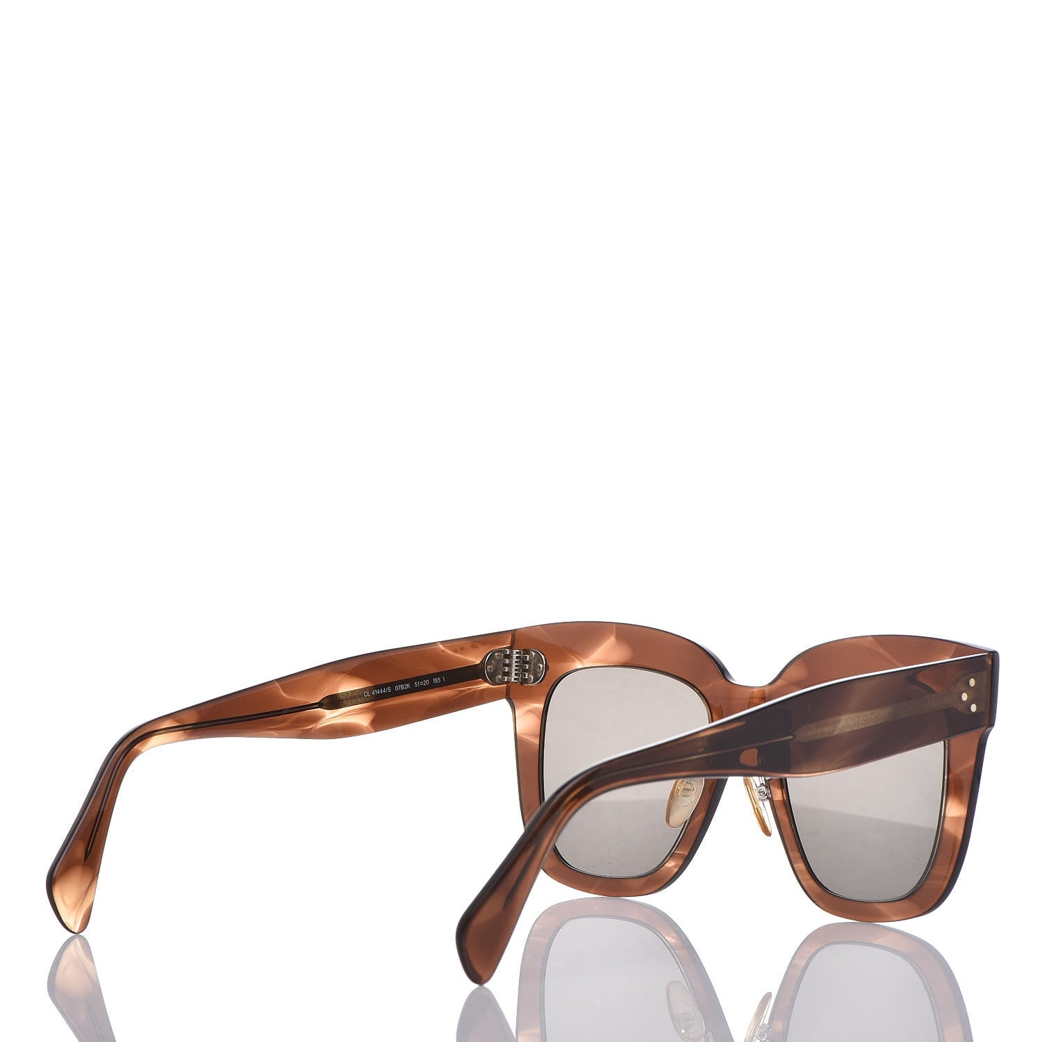Celine Acetate Kim Sunglasses CL 41444/S Havana Brown 4 of 6