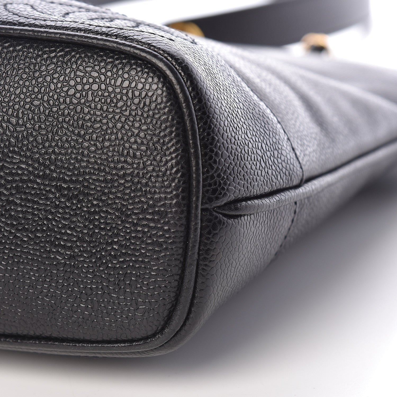 Chanel Caviar CC Shoulder Bag Black 10 of 13