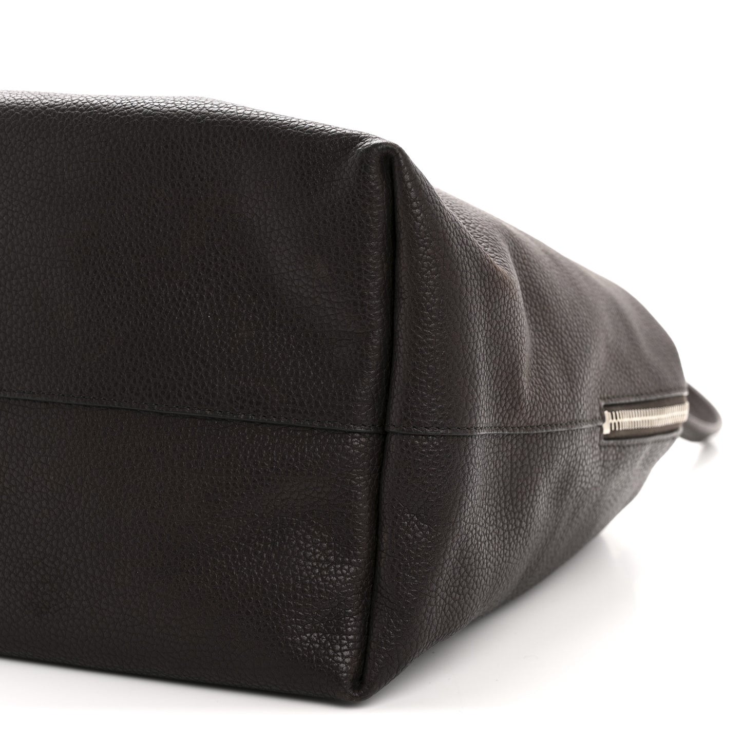 Grained Saddle Calfskin Henri Bag Brunette