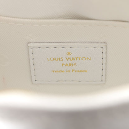 Louis Vuitton Calfskin Bubblegram Papillon BB Snow White 6 of 15