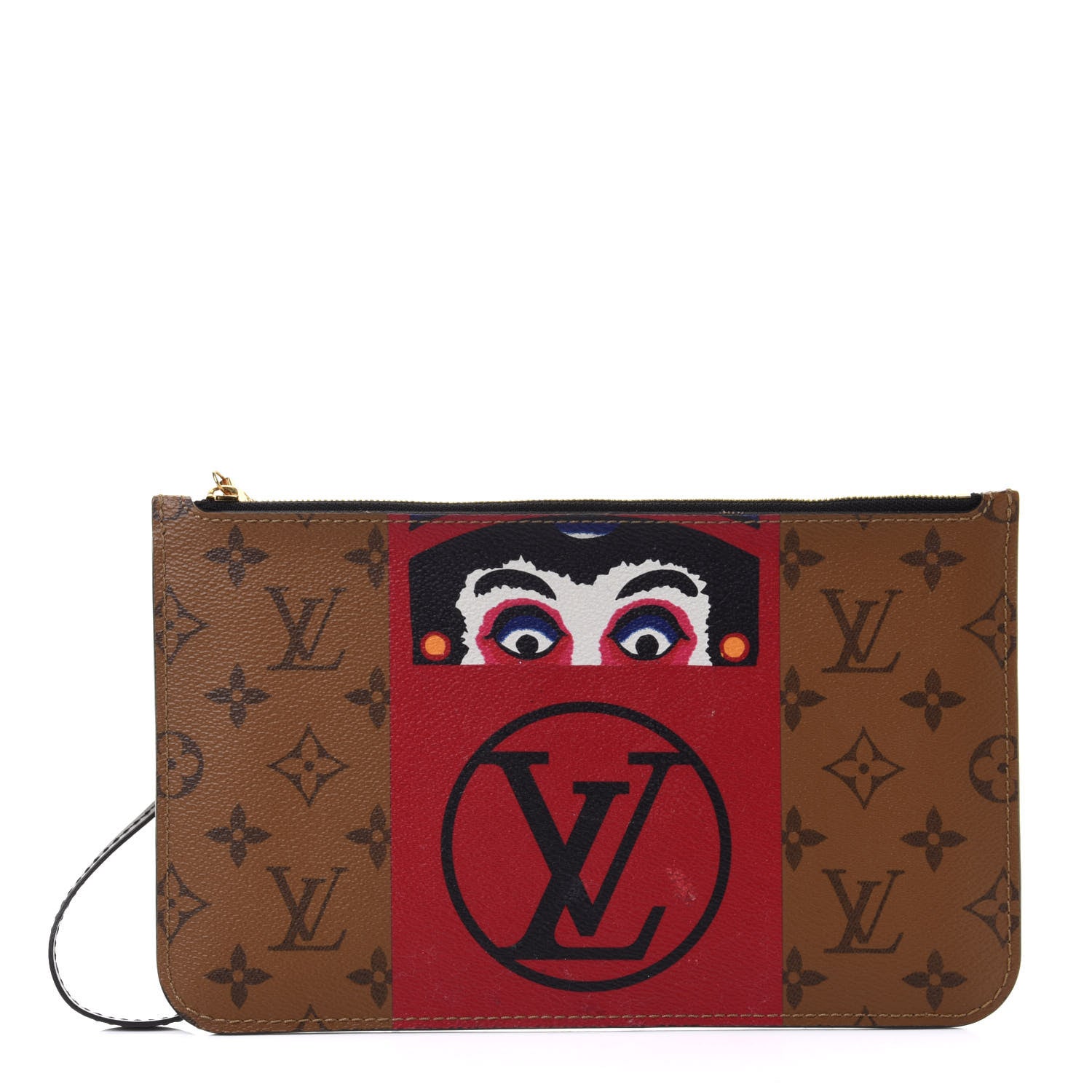 Louis Vuitton Reverse Monogram Kabuki MM GM Pochette 1 of 8