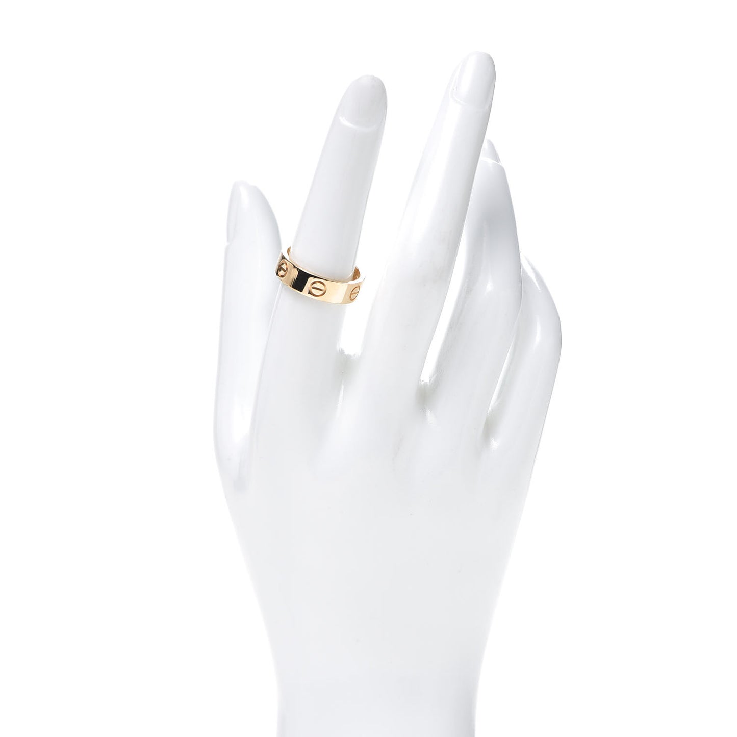18K Yellow Gold 5.5mm LOVE Ring 55 7.25
