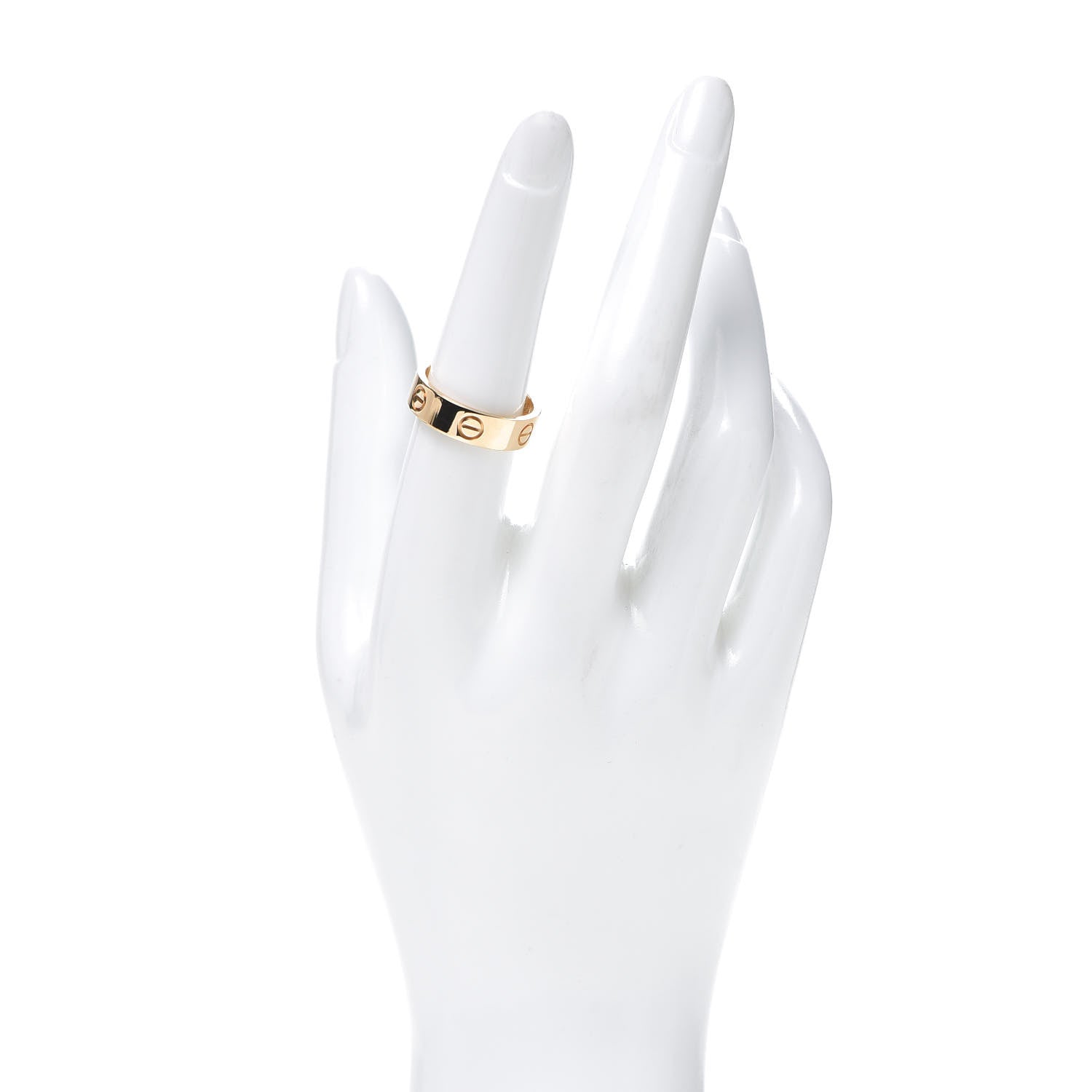 Cartier 18K Yellow Gold 5.5mm LOVE Ring 55 7.25 2 of 6