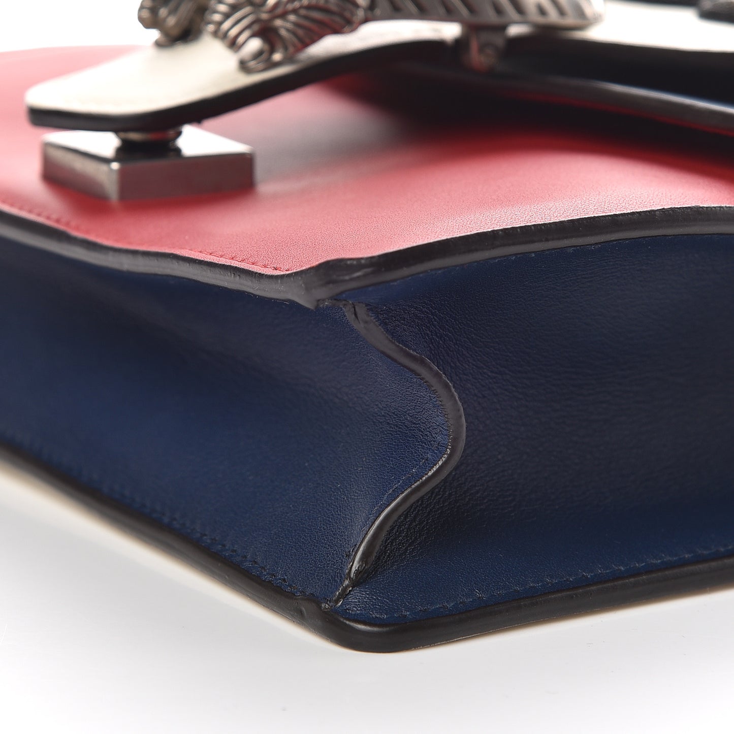 Calfskin Crystal Snake Embroidered Mini Dionysus Shoulder Bag Mystic White Hibiscus Red Blue Agata