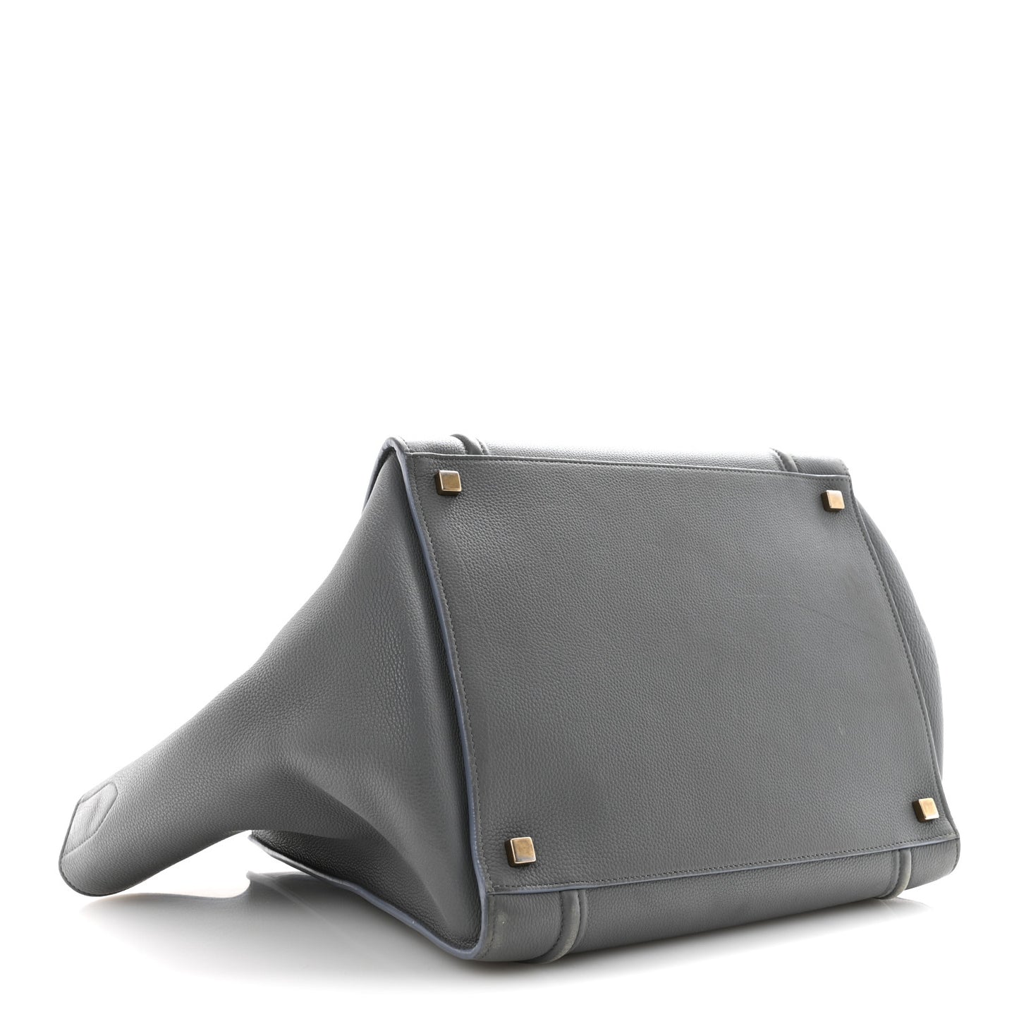 Baby Grained Calfskin Medium Phantom Luggage Kohl