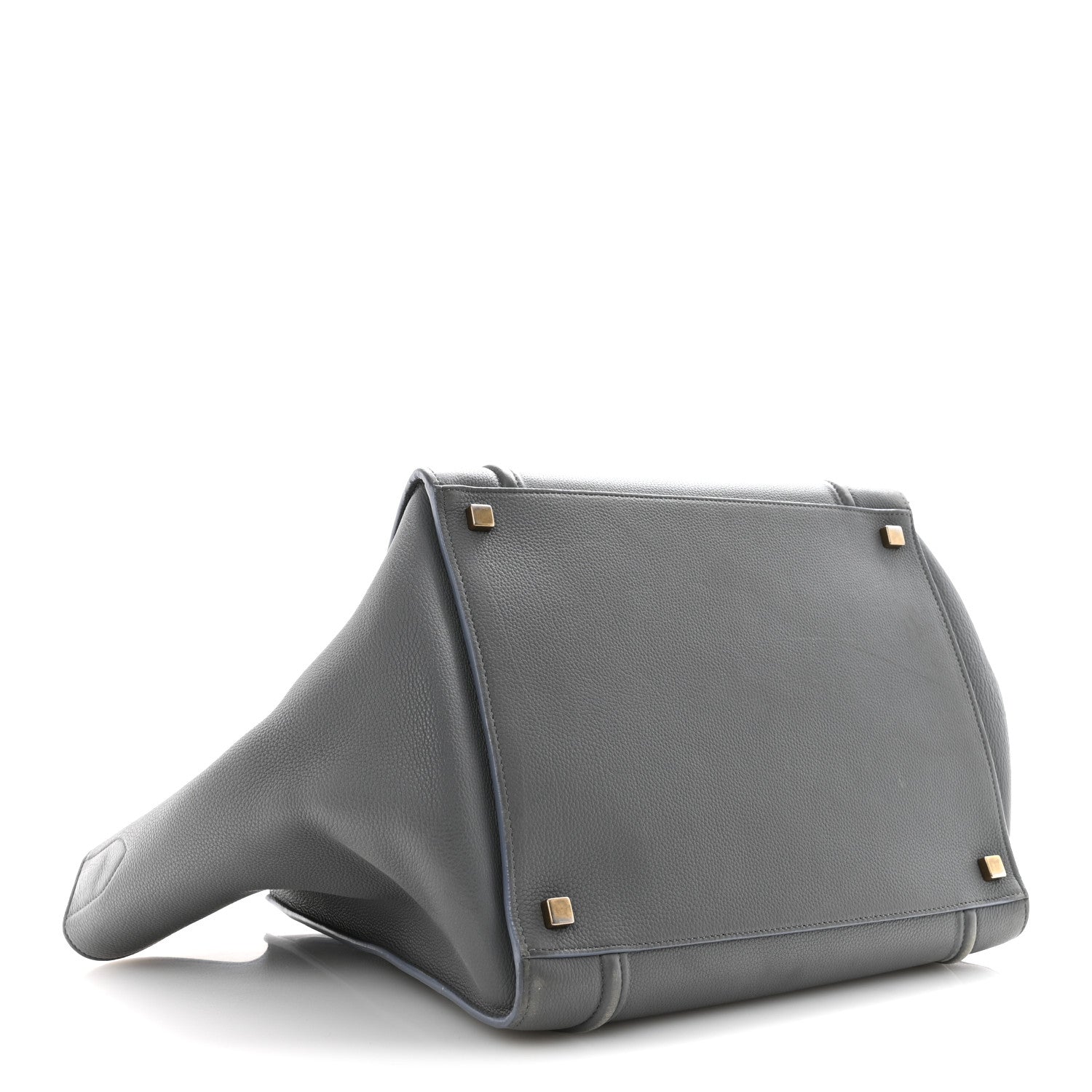 Celine Baby Grained Calfskin Medium Phantom Luggage Kohl 4 of 17