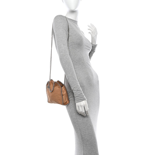 Shaggy Deer Tiny Falabella Tote Fawn