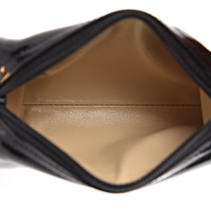 Chanel Patent Timeless CC Cosmetic Pouch Black 5 of 5