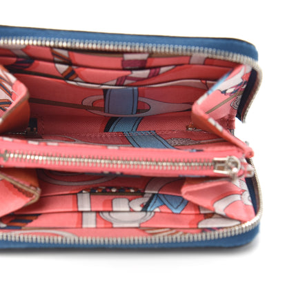 Hermes Epsom Silk'In Compact Wallet Deep Bleu 5 of 7