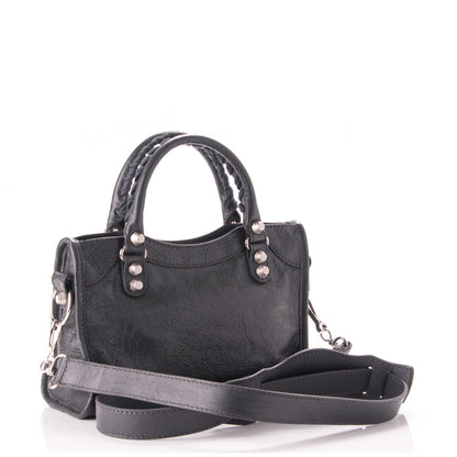 Balenciaga Agneau Giant 12 Silver Hardware Mini City Gris Fossile 4 of 10
