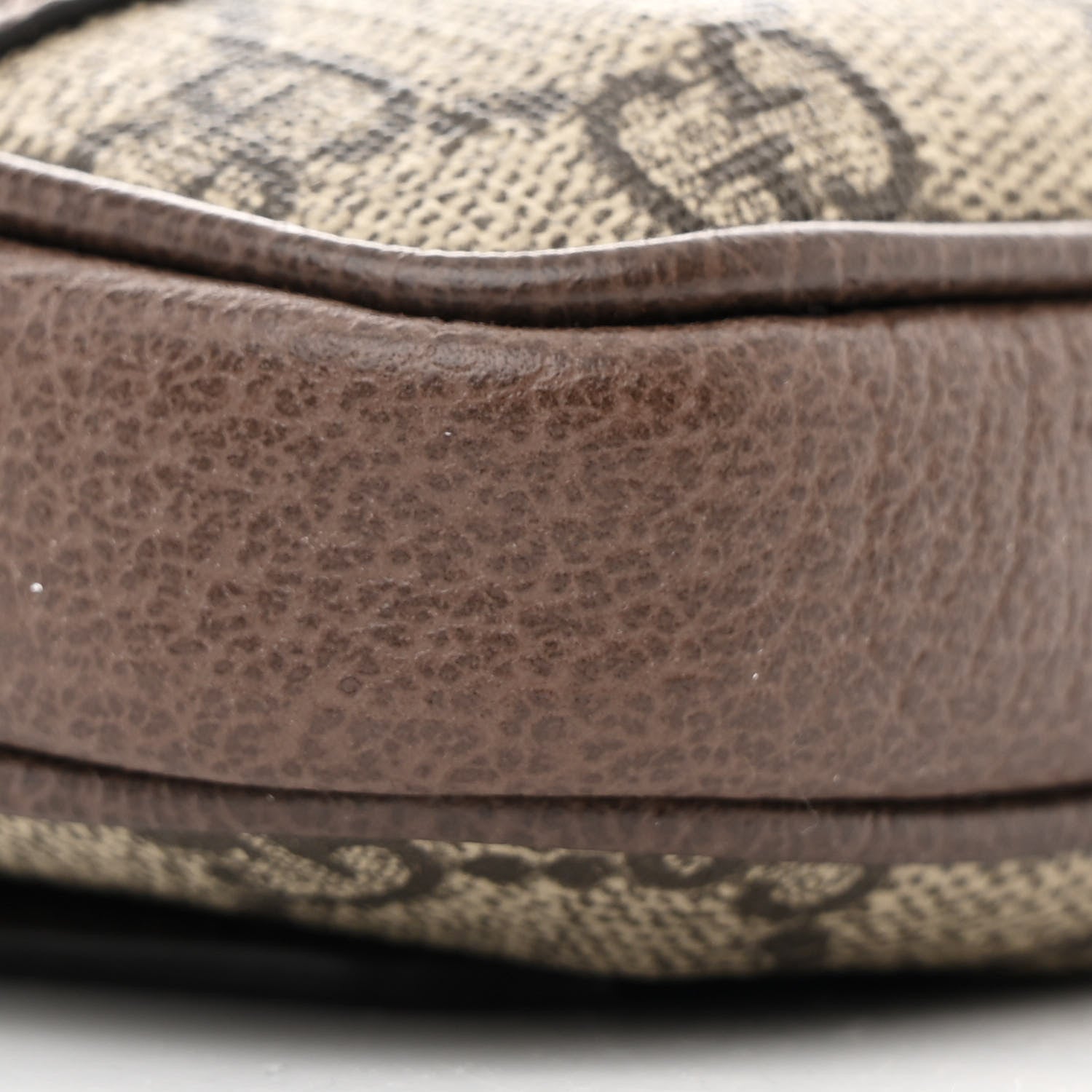 Gucci GG Supreme Monogram Web Mini Ophidia GG Bag Brown 9 of 10