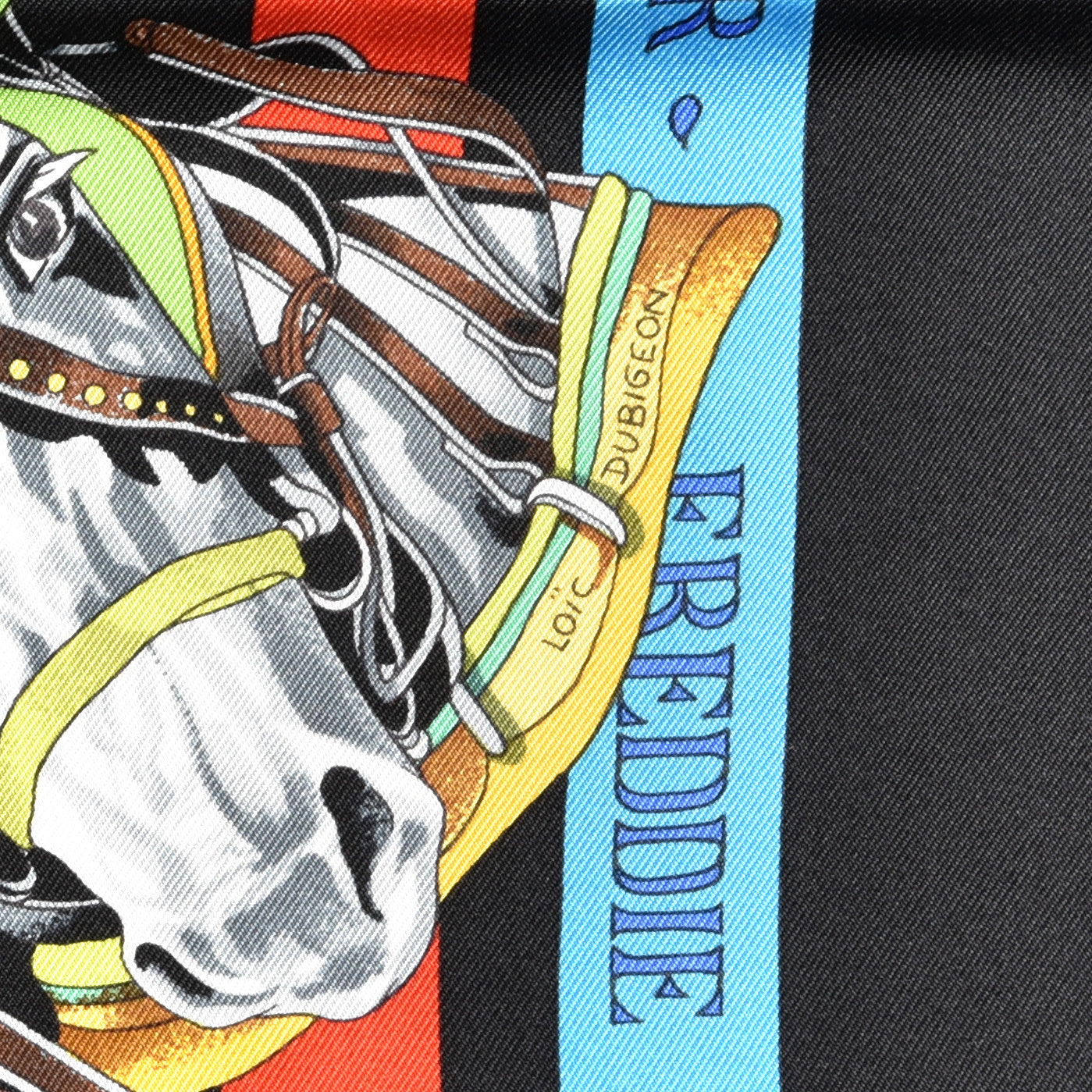 Hermes Silk New Orleans Creole Jazz Scarf 90 3 of 5