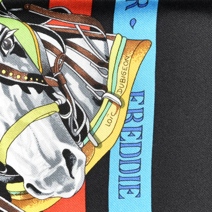 Hermes Silk New Orleans Creole Jazz Scarf 90 3 of 5