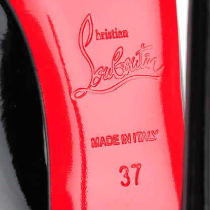 Christian Louboutin Patent So Kate 120 Pumps 37 Black 7 of 7