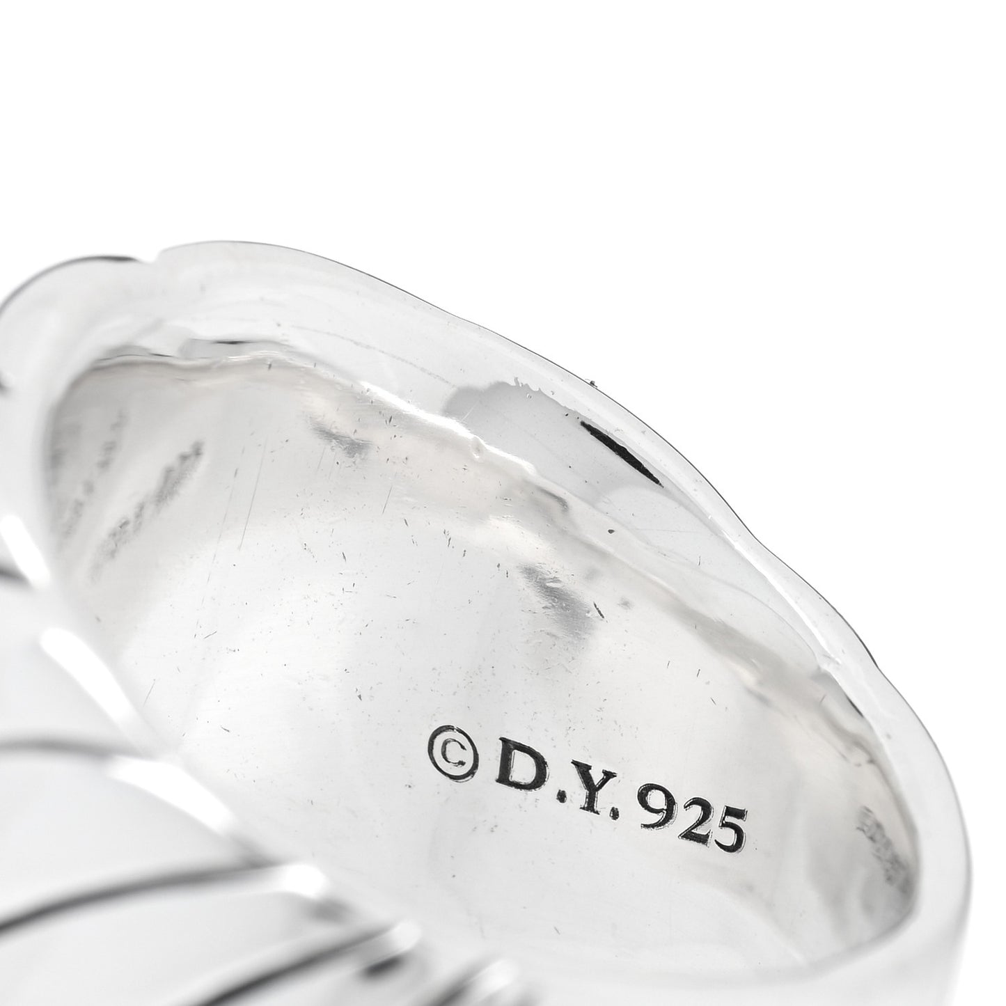 Sterling Silver Sculpted Cable Ring 59 8.75