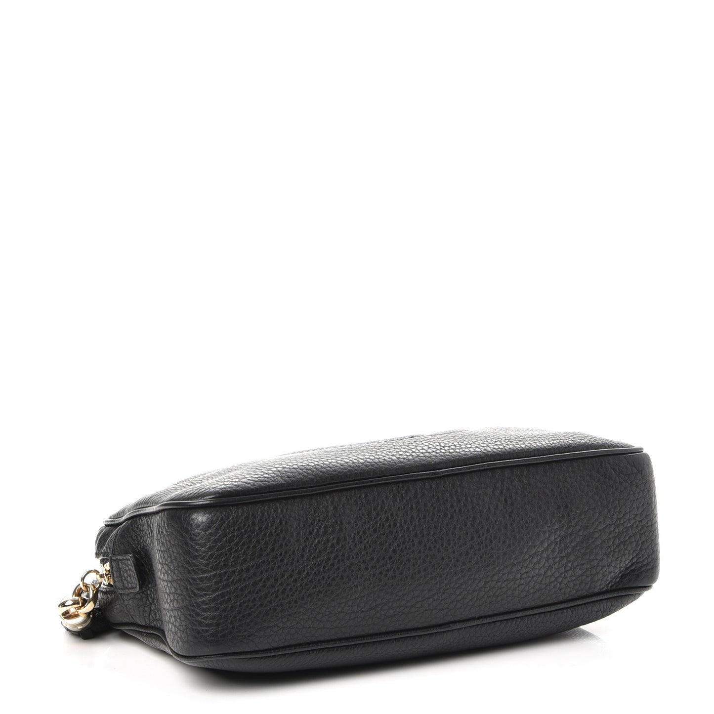 Pebbled Calfskin Small Soho Bowler Black