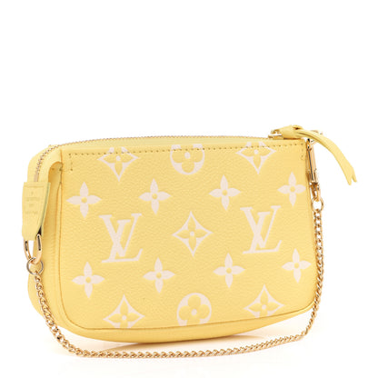 Louis Vuitton Empreinte Monogram Mini Pochette Accessories Lemon Curd Yellow 3 of 6
