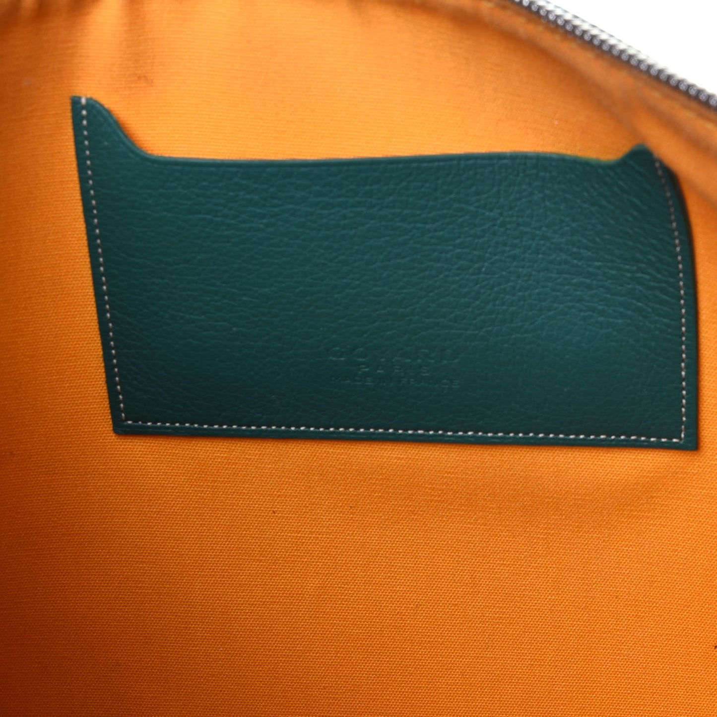 Goyardine Senat Pochette MM Green