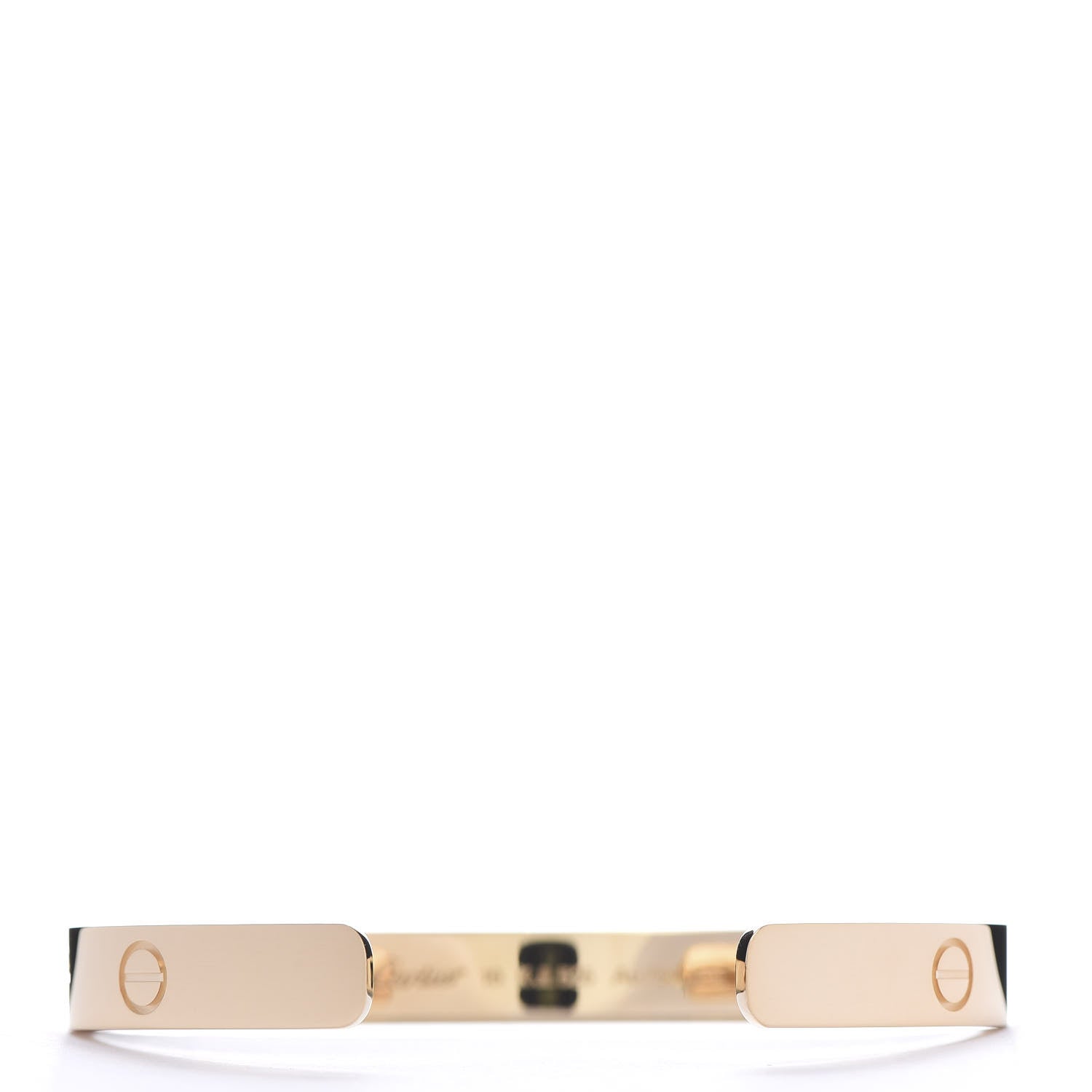 Cartier 18K Yellow Gold LOVE Cuff Bracelet 16 3 of 5
