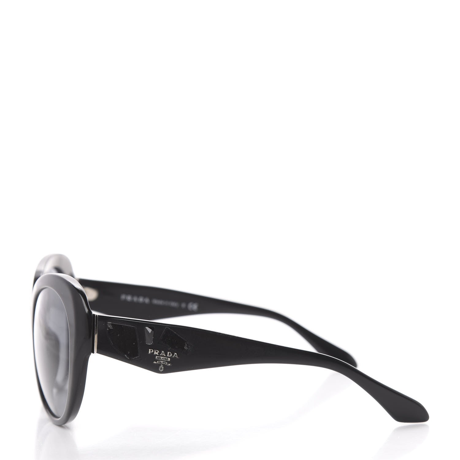Prada Sunglasses SPR 26Q Black 3 of 10