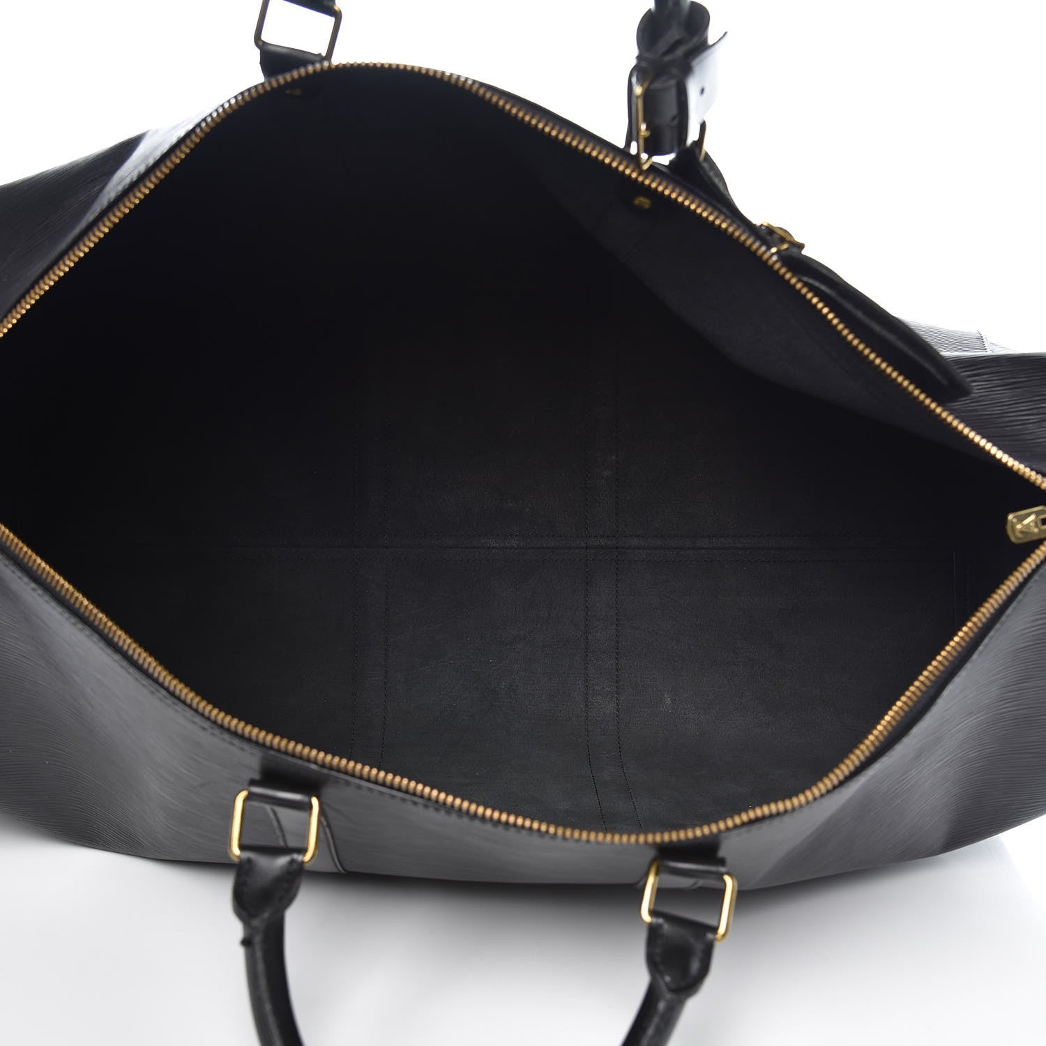 Louis Vuitton Epi Keepall 60 Black 4 of 17