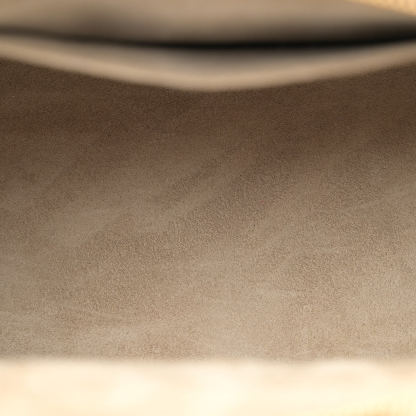 Grained Calfskin Small Cabas De France Dune