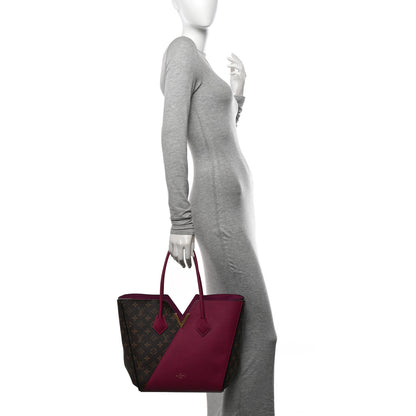 Louis Vuitton Calfskin Monogram Kimono Tote Grape 2 of 10