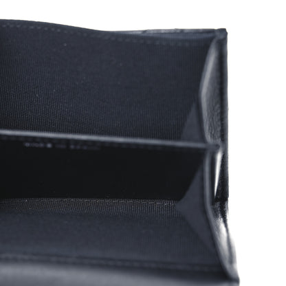 Chanel Lambskin Quilted Flap Baguette Crystal Card Holder Wallet Black 5 of 8