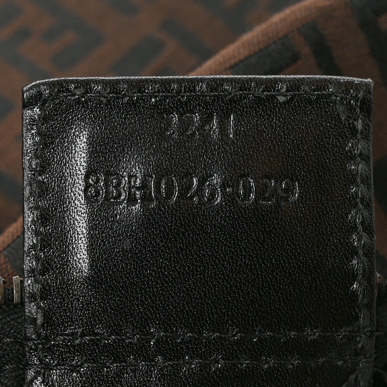 Fendi Zucchino Shopping Tote Tobacco 6 of 9