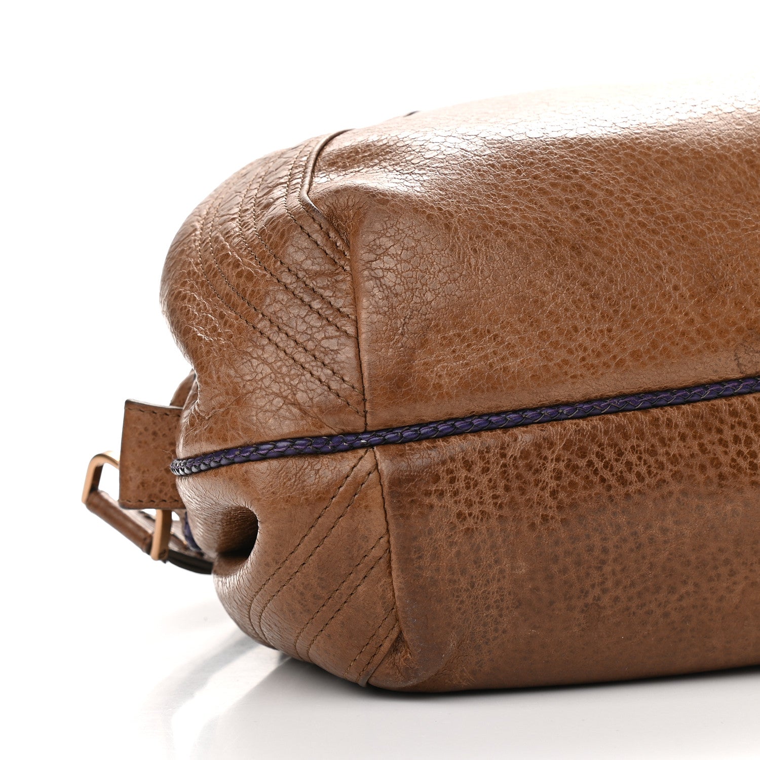 Fendi Vitello Bugatti Spy Bowler Acacia Blue 8 of 10