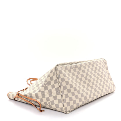 Louis Vuitton Damier Azur Neo Neverfull GM Rose Ballerine 4 of 12