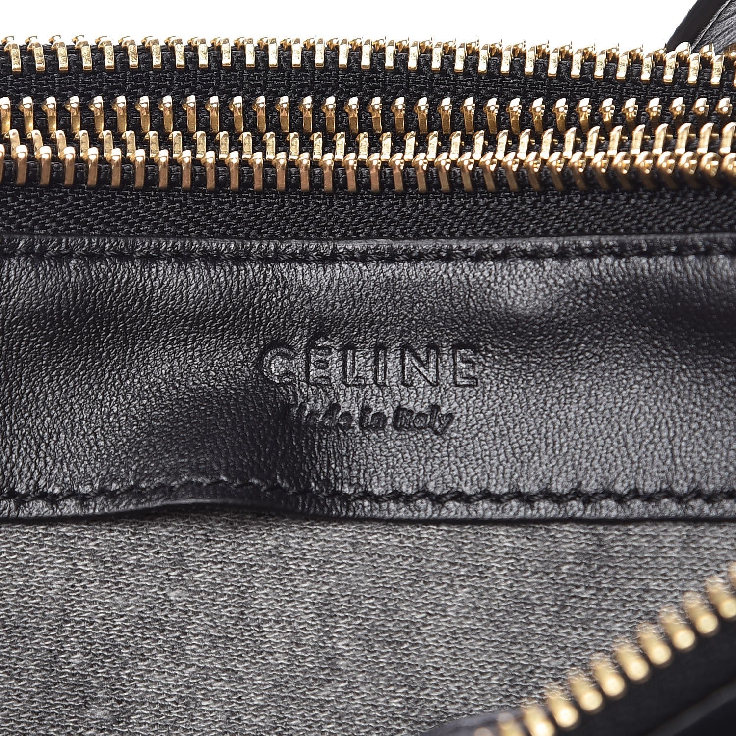 Celine Lambskin Small Trio Crossbody Bag Black 9 of 12
