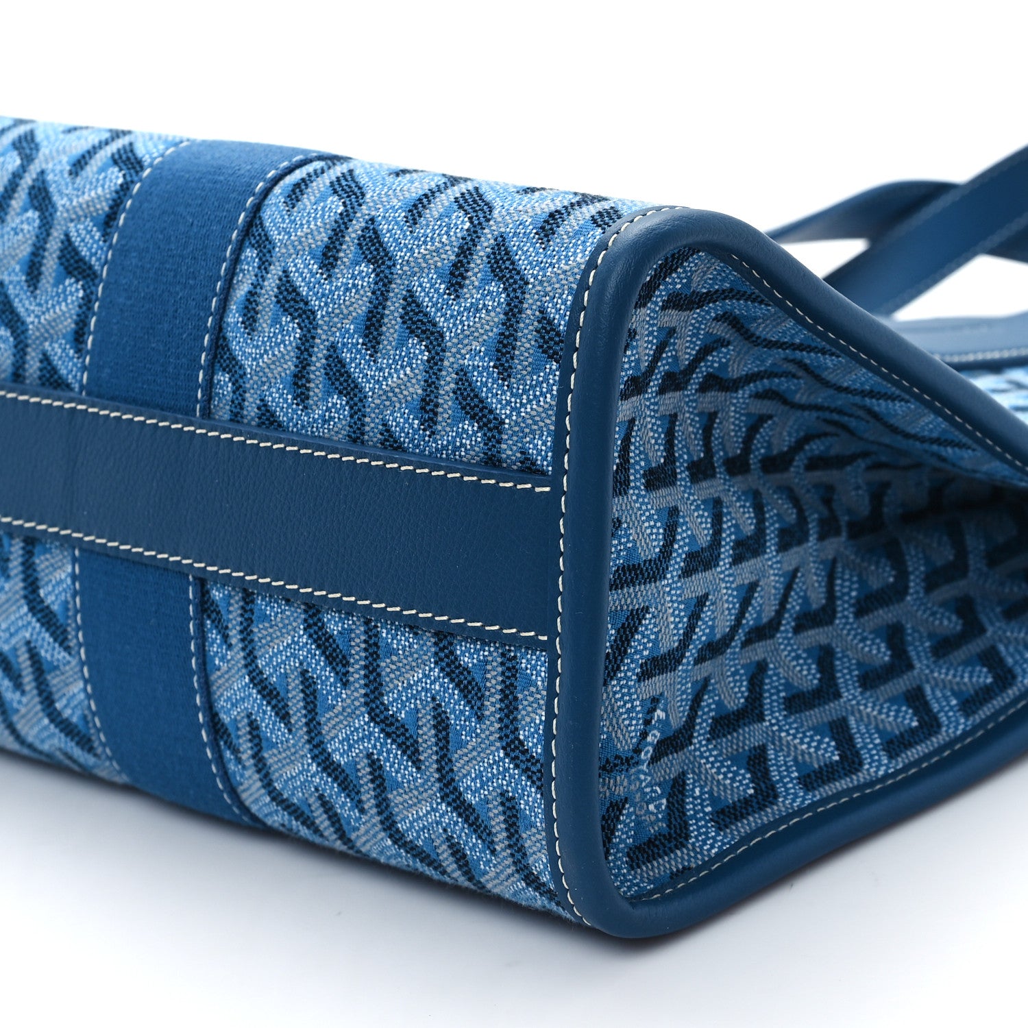 Goyard Goyardine Villette PM Tote Ocean Blue 10 of 10