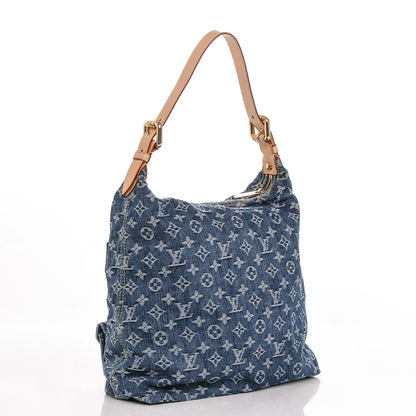 Louis Vuitton Denim Baggy GM Blue 3 of 7