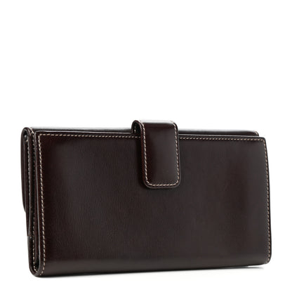 Gucci Calfskin Britt Continental Wallet Brown 3 of 6